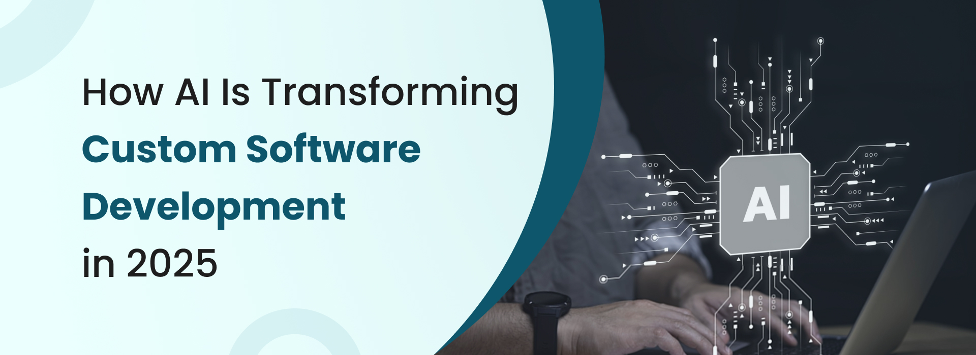 How AI is transforming custom software development in 2025 with automation, predictive analytics, and smarter coding.