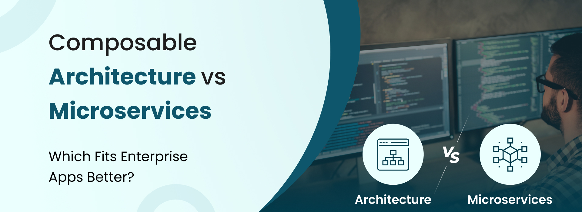 Comparison of composable architecture vs microservices for building scalable, modular, and modern enterprise applications