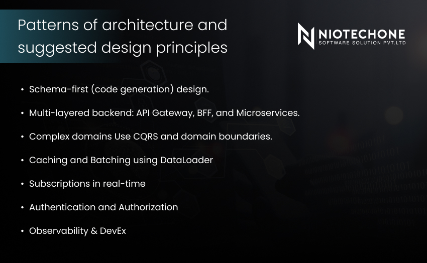 Software architecture patterns and suggested design principles for scalable, maintainable, and high-performance enterprise applications.