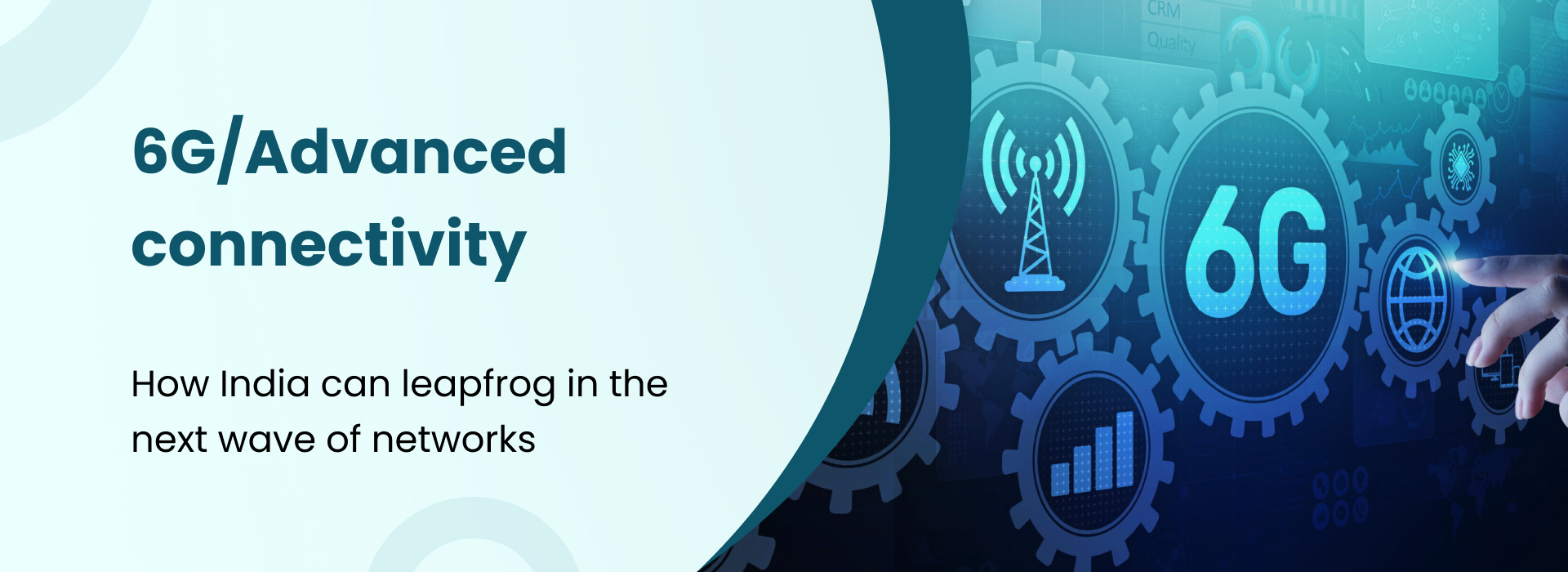 6G advanced connectivity concept highlighting India's leap into next-generation networks