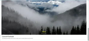 Bootstrap Day 5 banner showing Modal, Tooltip, Popover, Carousel, and Progress Bar components with code snippets