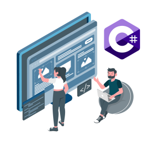 C# programming language showcasing coding concepts and syntax