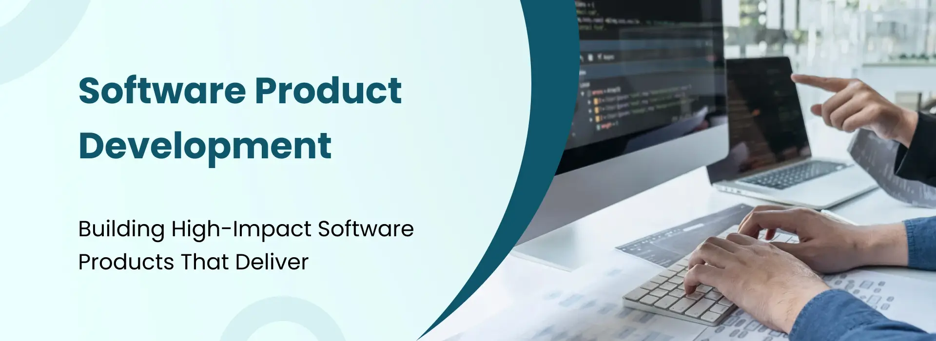Software product development interface built with CSS Flexbox