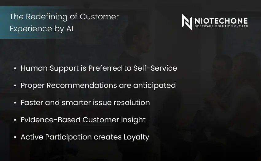 AI improving customer experience with smarter support and insights