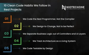 Clean code habits for real software projects