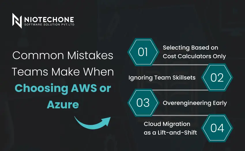 Common mistakes teams make when choosing AWS or Azure