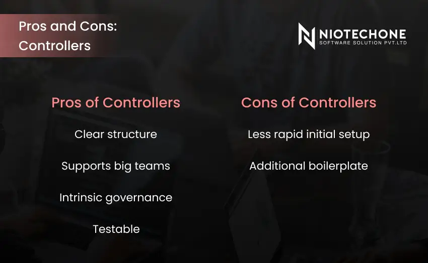 Pros and cons of controllers in .NET API development