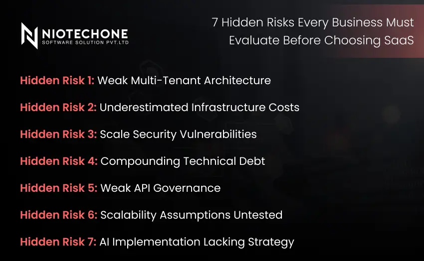 7 Hidden Risks Every Business Must Evaluate Before Choosing SaaS