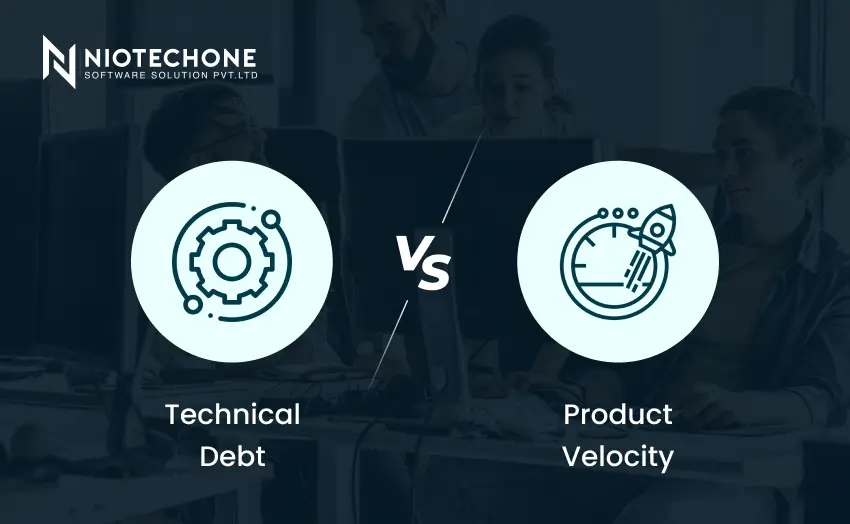 Technical debt vs product velocity in software development