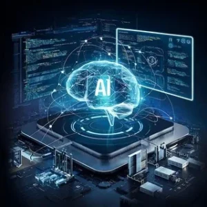 AI mind logo representing AI automation services in Toronto.