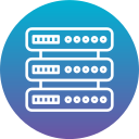 Ontario logo with cloud computing services icon and server infrastructure.