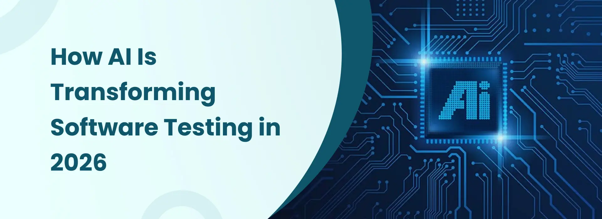 AI technology transforming software testing processes with automation and intelligent quality assurance in 2026.