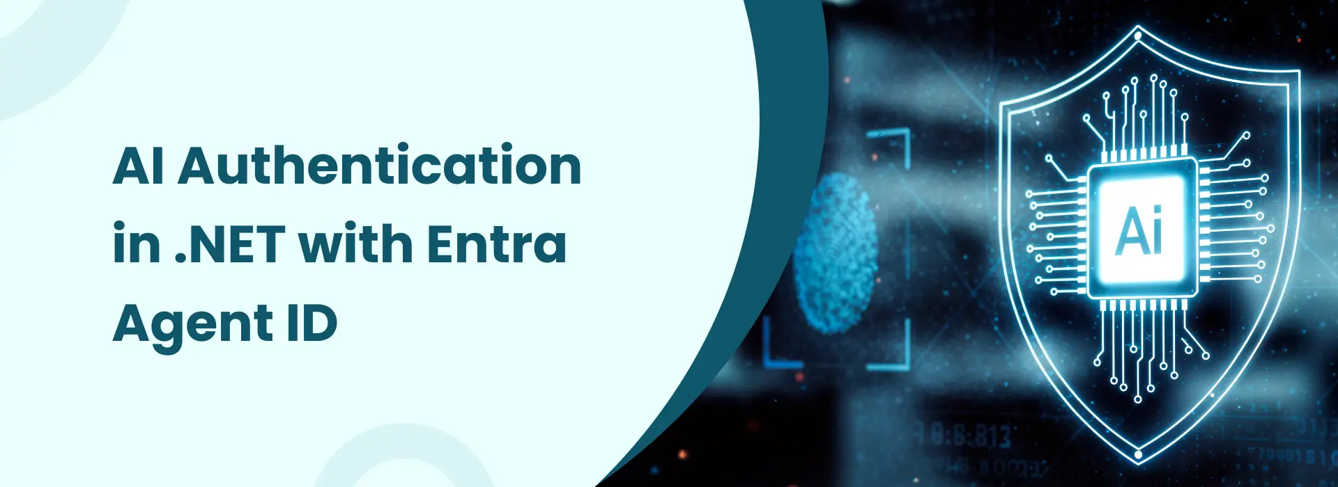 AI authentication in .NET using Microsoft Entra Agent ID with secure identity and access management illustration