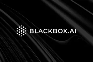 Blackbox AI logo on dark background representing artificial intelligence technology