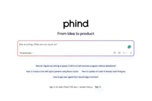 Phind AI — From Idea to Product, AI Search for Developers